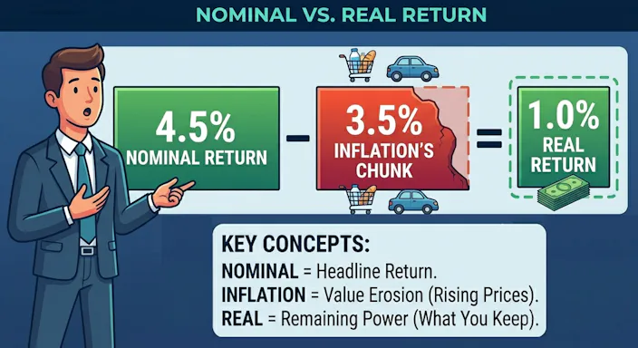 real return vs nominal return